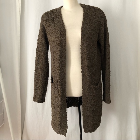 Nordstrom Sweaters - NORDSTROM Bobeau green cardigan sweater. Size M.